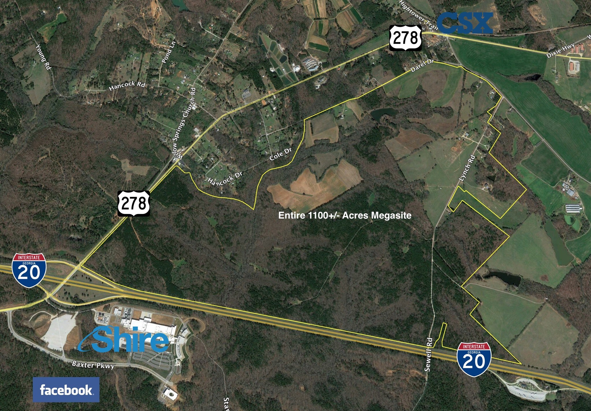 2058 Darel Dr, Social Circle, GA 30025 East Atlanta Megasite Land