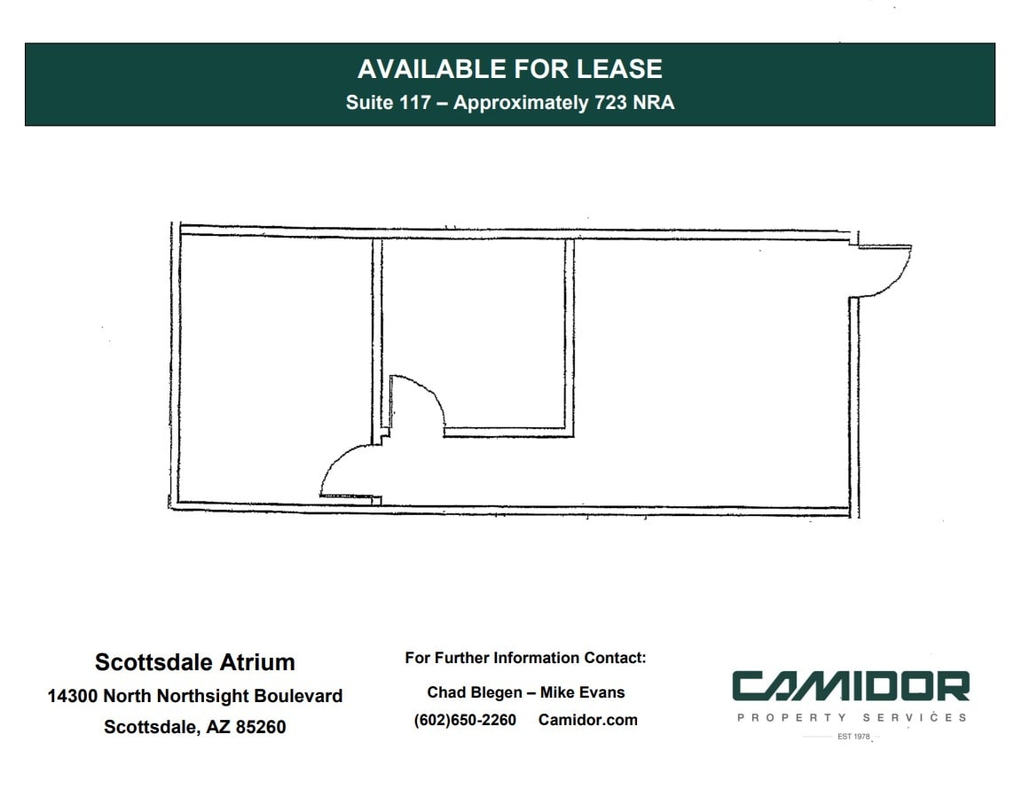14300 N Northsight Blvd, Scottsdale, AZ for lease Floor Plan- Image 1 of 1