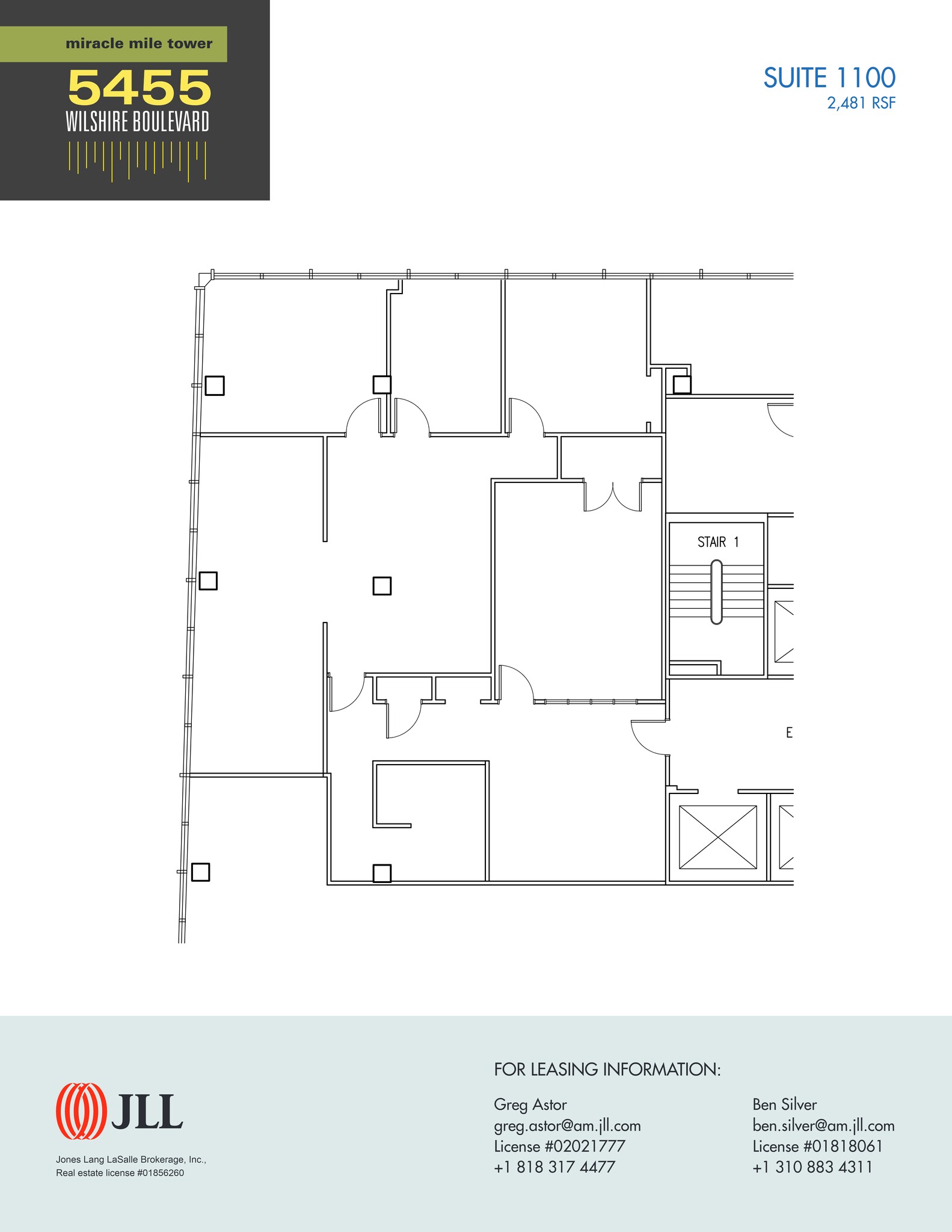 5455 Wilshire Blvd, Los Angeles, CA for lease Site Plan- Image 1 of 1