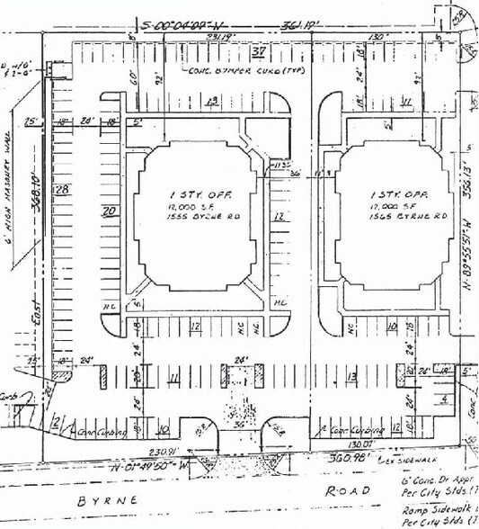 1555 S Byrne Rd, Toledo, OH for sale - Plat Map - Image 1 of 1