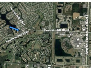 12008 South Shore Blvd, Wellington, FL - AERIAL map view