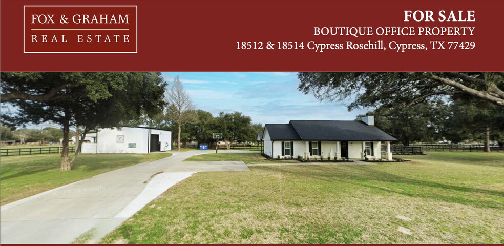 18512 Cypress Rosehill Rd, Cypress, TX for sale - Building Photo - Image 1 of 14