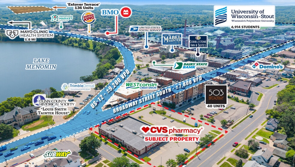 433 Broadway St S, Menomonie, WI for sale - Building Photo - Image 2 of 3