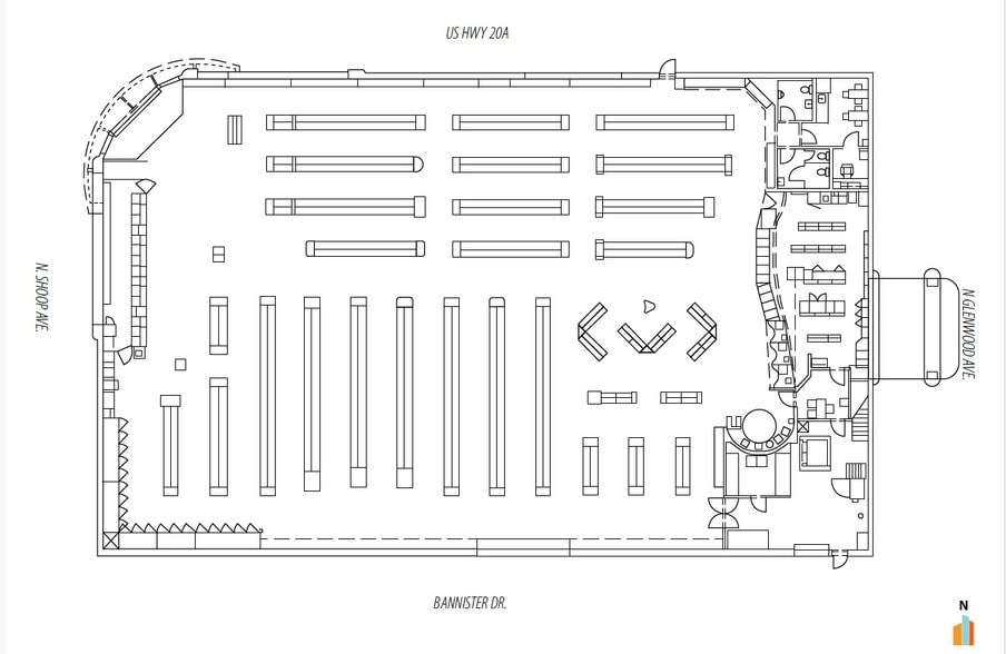 1496 N Shoop Ave, Wauseon, OH for sale - Floor Plan - Image 2 of 9
