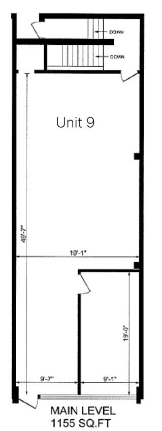 520 Wellington St, London, ON for lease Floor Plan- Image 1 of 2