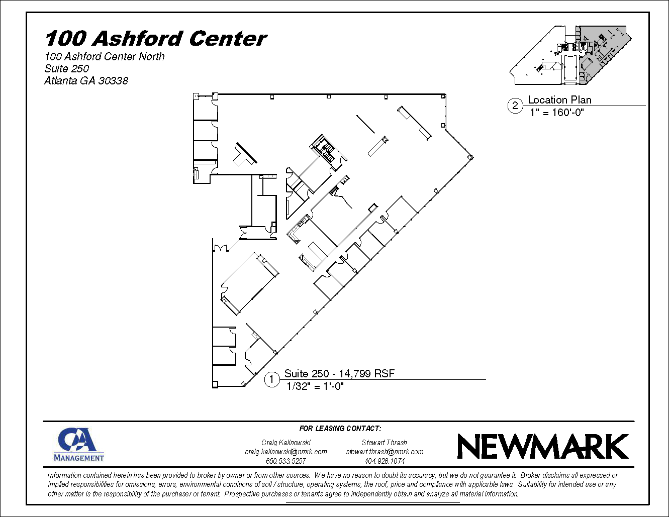 100 Ashford Ctr N, Atlanta, GA for lease Floor Plan- Image 1 of 1