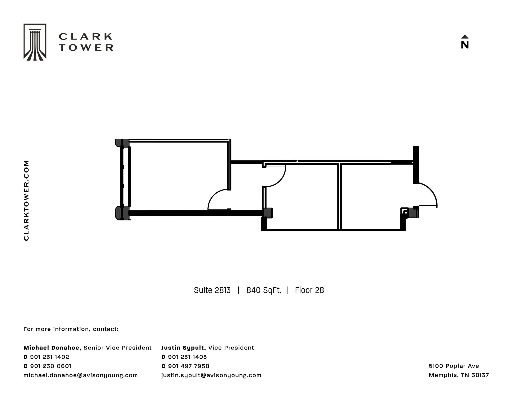 5100 Poplar Ave, Memphis, TN for lease Site Plan- Image 1 of 1