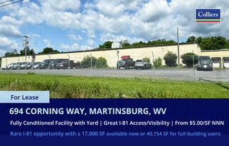 694 Corning Way, Martinsburg WV - Warehouse