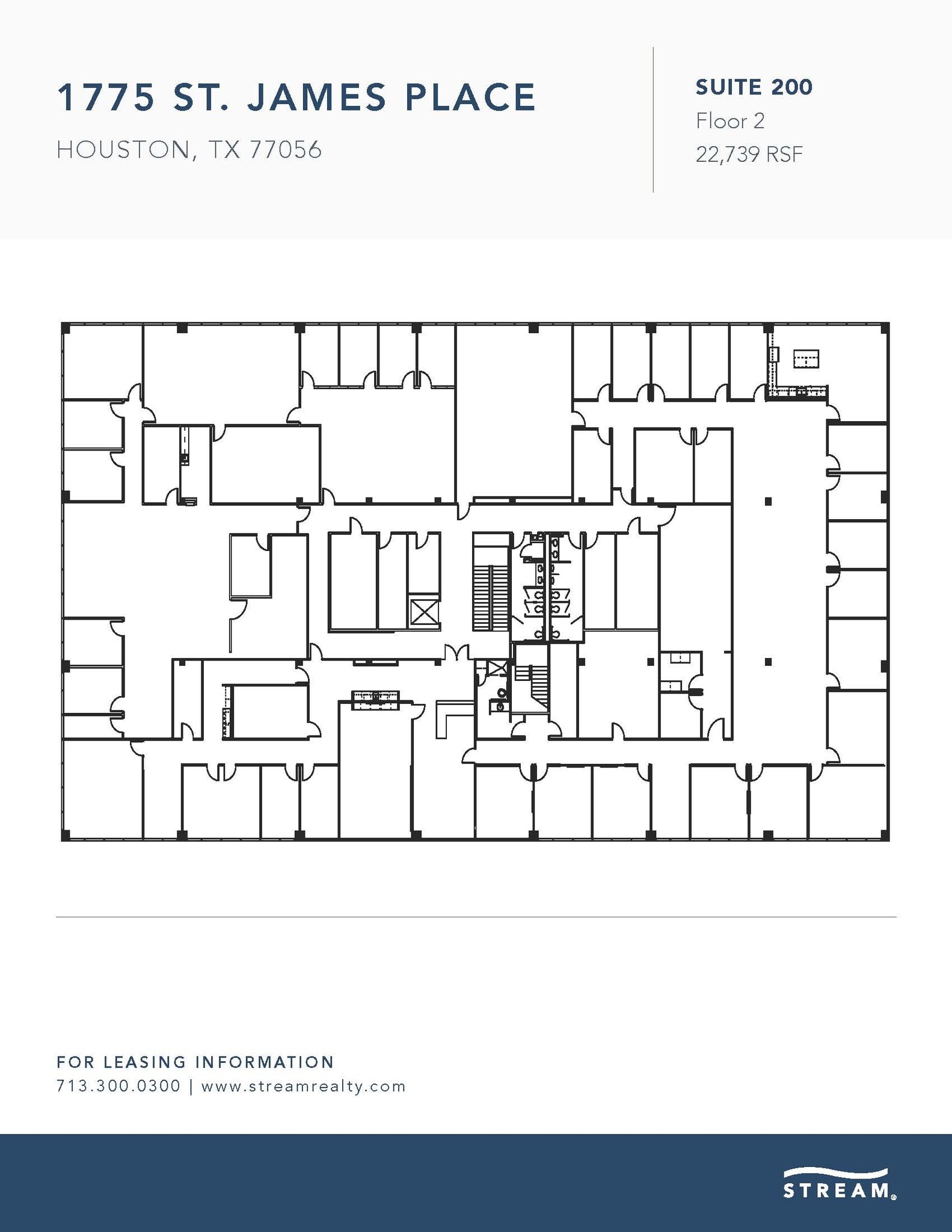 1775 St James Pl, Houston, TX for lease Floor Plan- Image 1 of 1