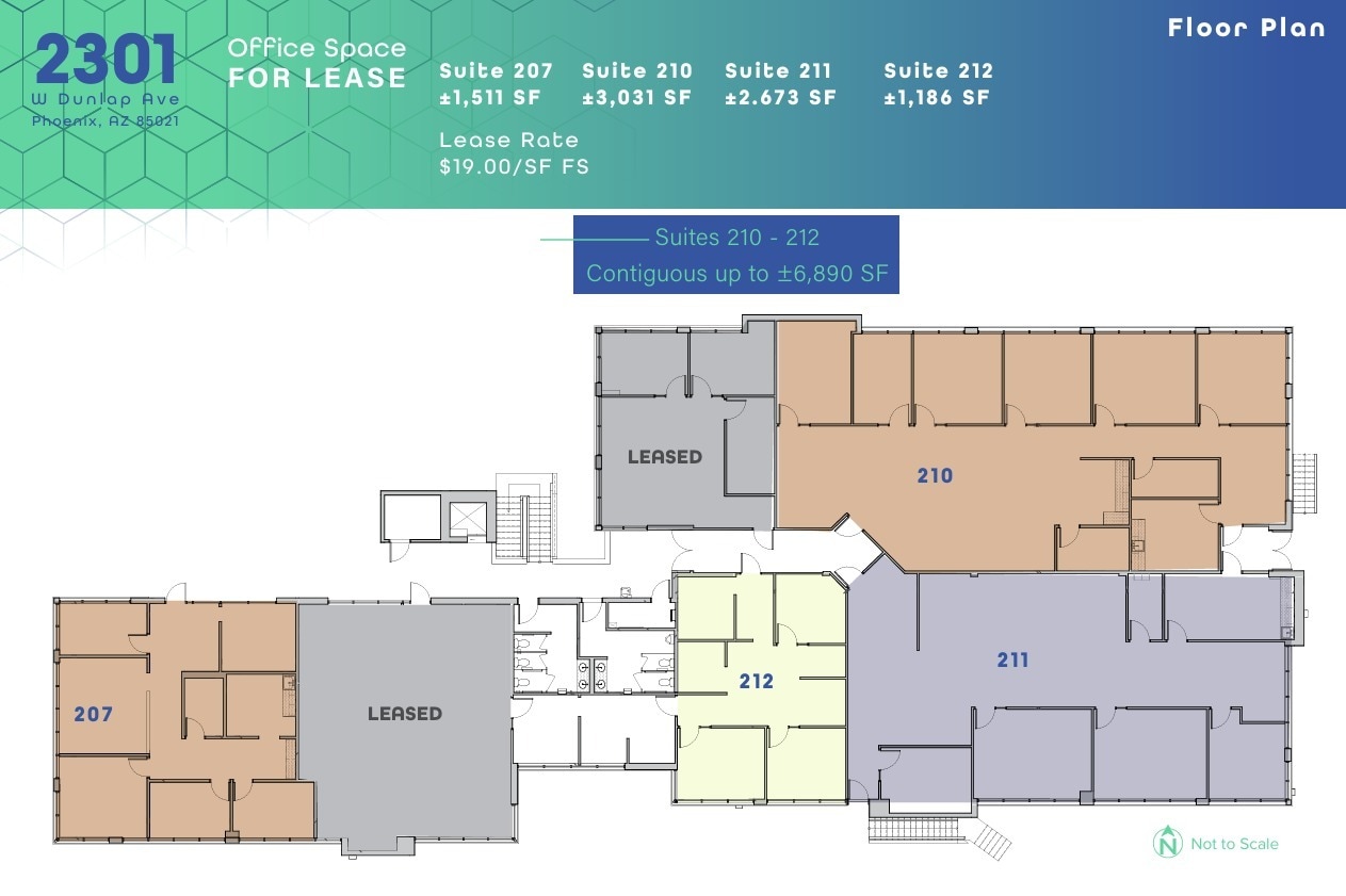 2301 W Dunlap Ave, Phoenix, AZ for lease Floor Plan- Image 1 of 1
