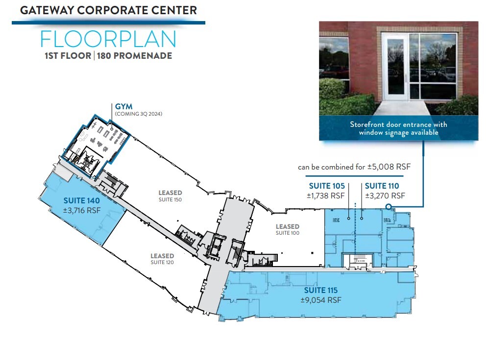 180 Promenade Cir, Sacramento, CA for lease Floor Plan- Image 1 of 1