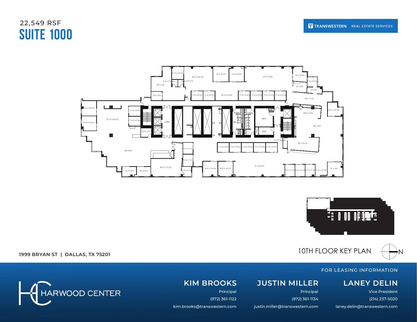 1999 Bryan St, Dallas, TX for lease Floor Plan- Image 1 of 1