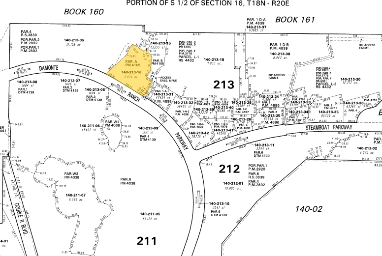 985 Damonte Ranch Pky, Reno, NV for sale Plat Map- Image 1 of 1