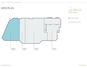 1901 Camino Ramon, Danville, CA for lease Site Plan- Image 1 of 1