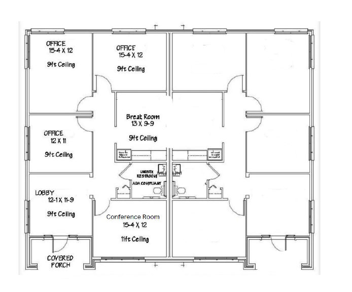 18170 Dallas Pky, Dallas, TX 75287 - Unit 1 -  - Floor Plan - Image 1 of 1