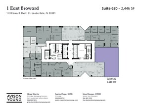 1 E Broward Blvd, Fort Lauderdale, FL for lease Site Plan- Image 1 of 1