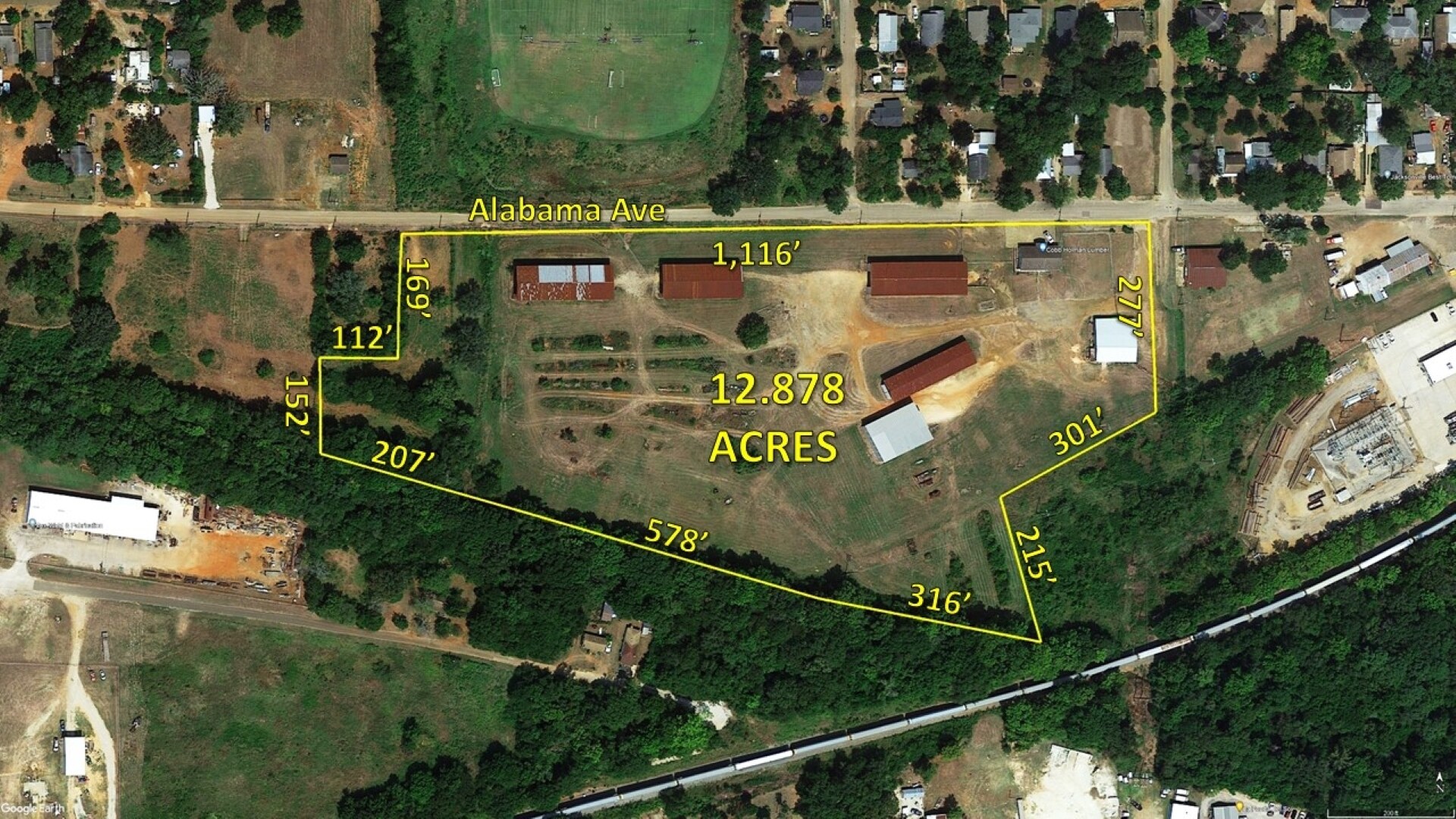 503 Alabama Ave, Jacksonville, TX for sale Aerial- Image 1 of 1