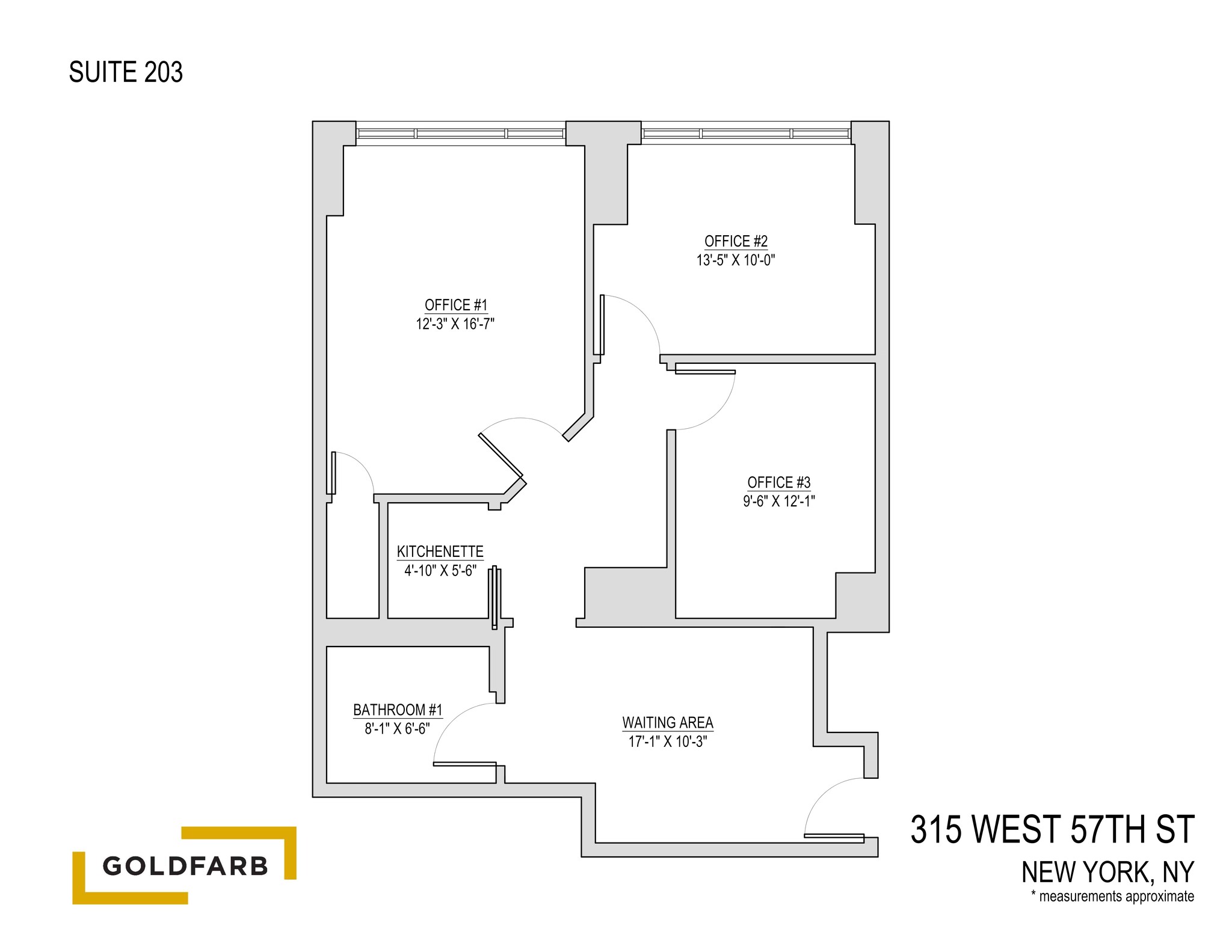 315 W 57th St, New York, NY for lease Site Plan- Image 1 of 2