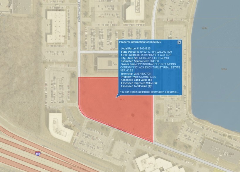 86S, Indianapolis, IN for sale - Plat Map - Image 2 of 3