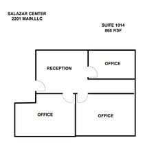 2201 Main St, Dallas, TX for lease Floor Plan- Image 1 of 4