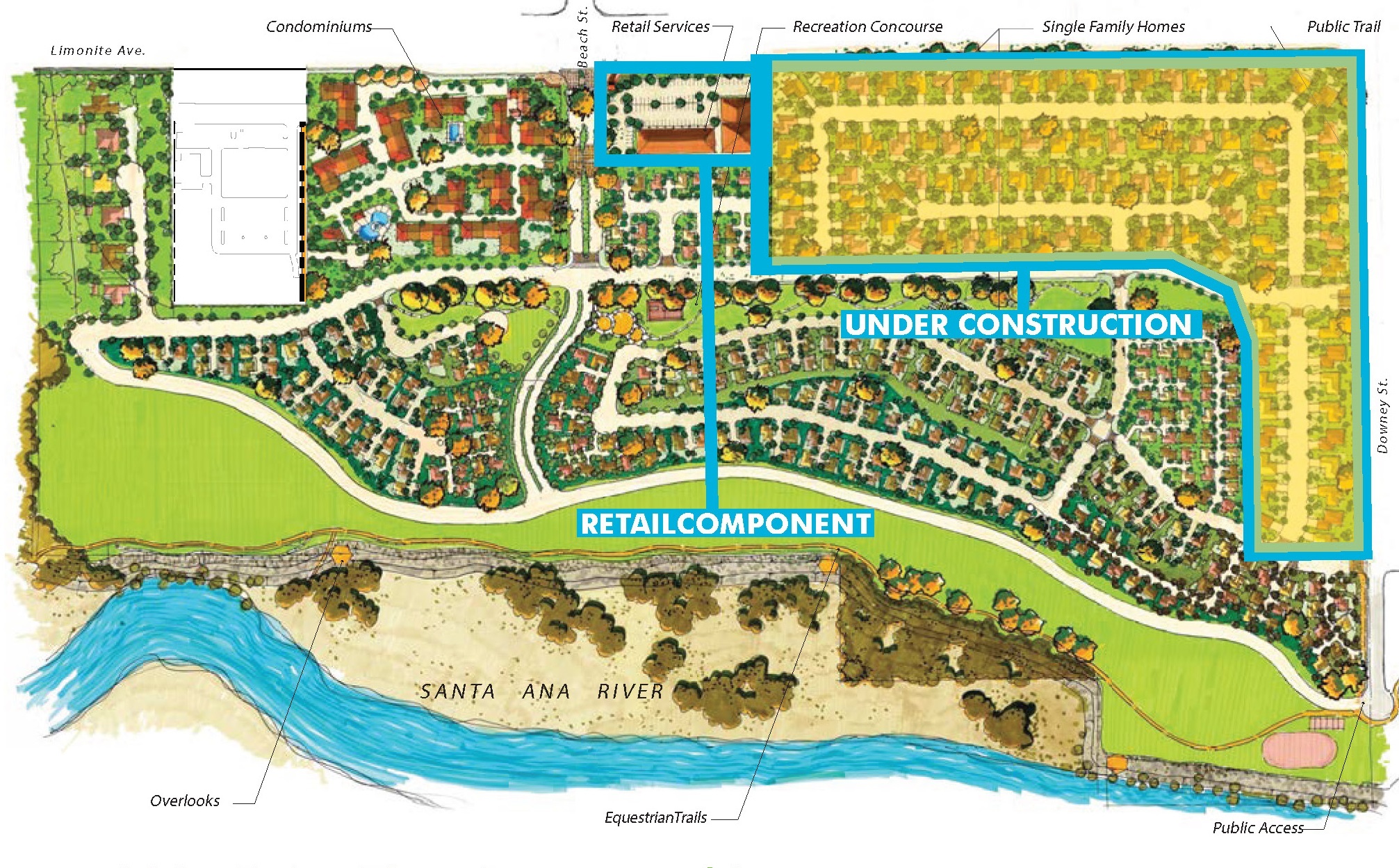 SEC Limonite Ave & Beach St, Jurupa Valley, CA for sale Site Plan- Image 1 of 1