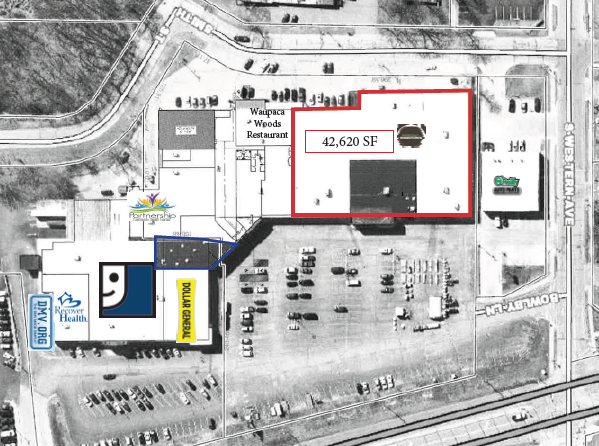 825 W Fulton St, Waupaca, WI for lease - Building Photo - Image 3 of 3