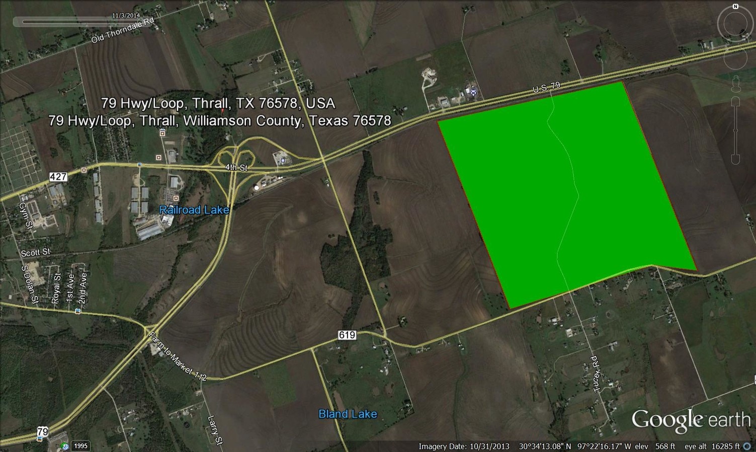 US HWY 79, Thrall, TX 76574