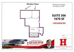 1095 Broken Sound Pky, Boca Raton, FL for lease Floor Plan- Image 1 of 7