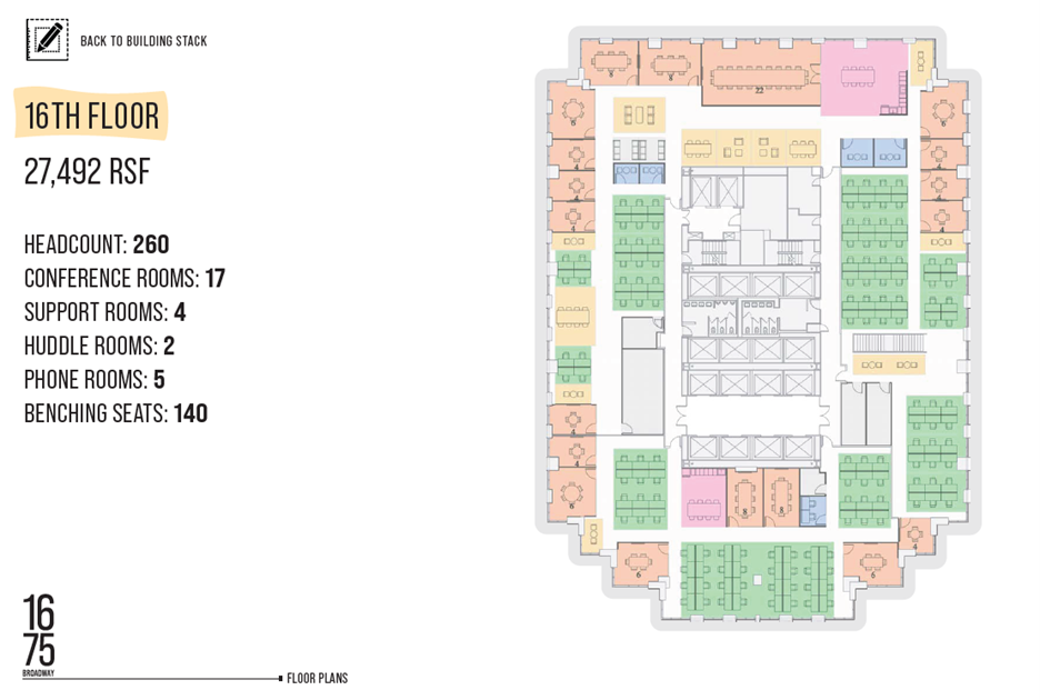 1675 Broadway, New York, NY for lease Floor Plan- Image 1 of 1