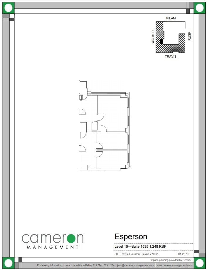 808 Travis St, Houston, TX for lease Floor Plan- Image 1 of 1