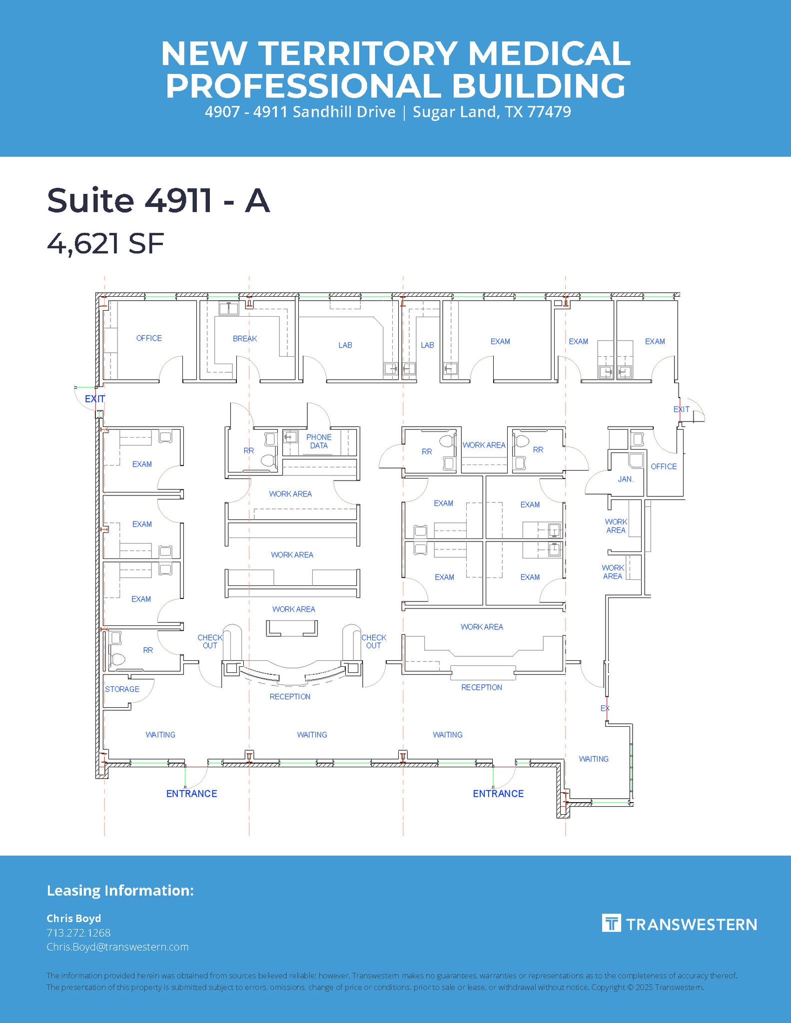 4907 Sandhill Dr, Sugar Land, TX for lease Floor Plan- Image 1 of 1