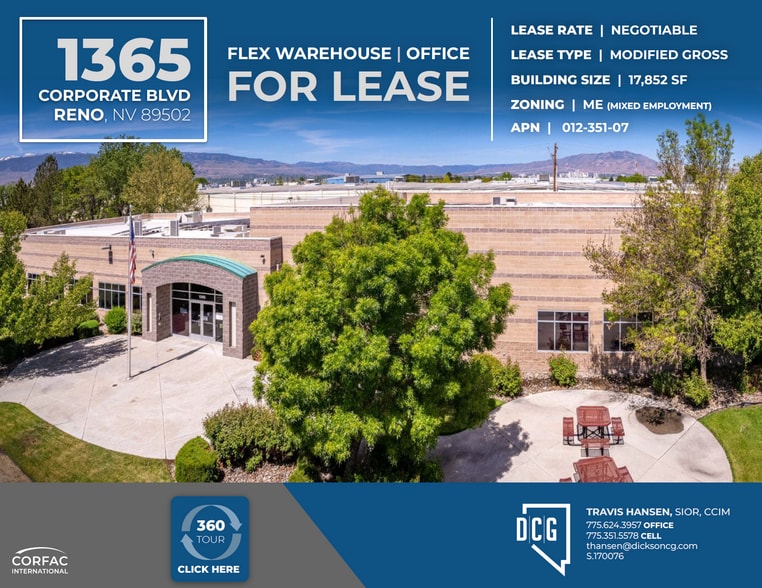1365 Corporate Blvd, Reno, NV for sale - Building Photo - Image 1 of 1