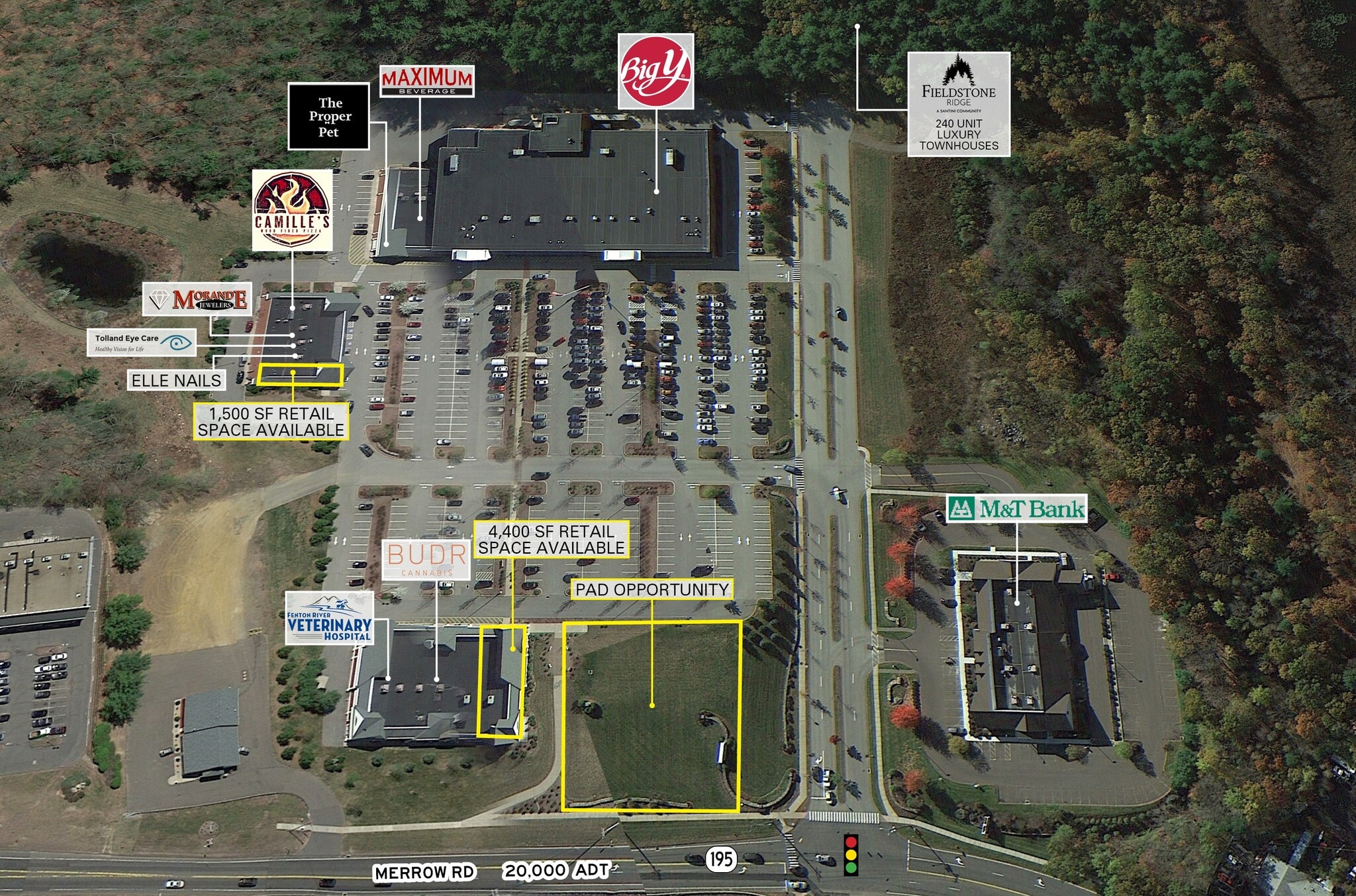 33 Fieldstone Cmn, Tolland, CT for lease Aerial- Image 1 of 6