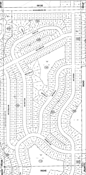 1010-1024 E Schaumburg Rd, Streamwood, IL for lease - Plat Map - Image 3 of 3