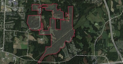 Ward Rd, Greensboro, NC - AERIAL map view