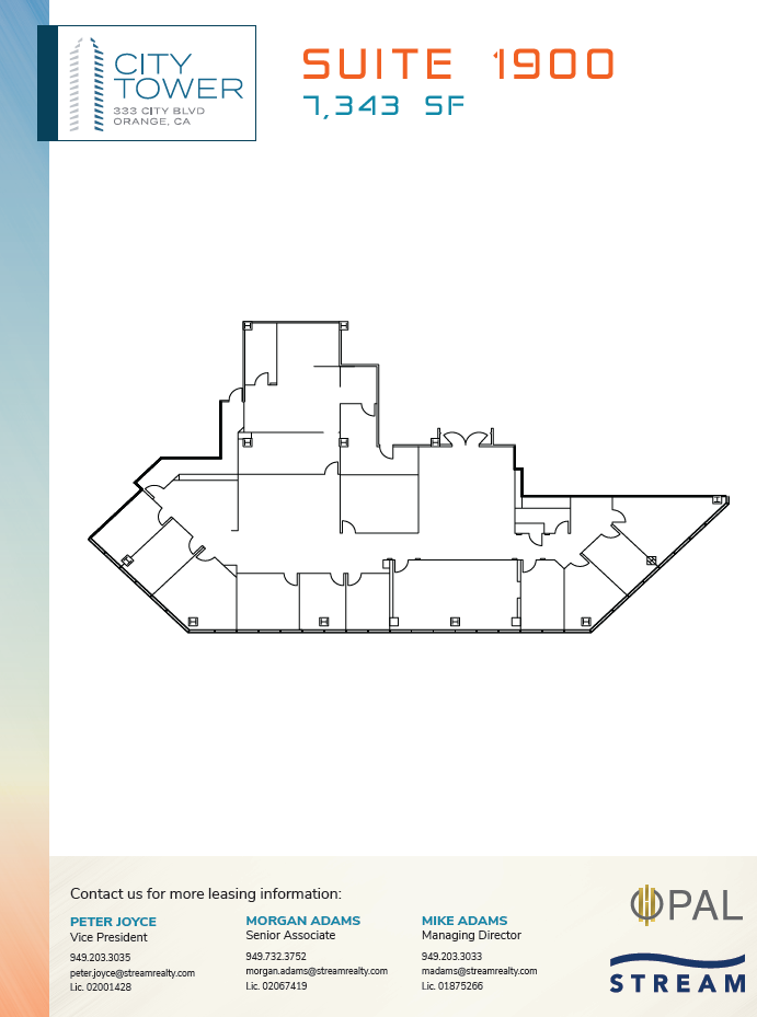 333 City Blvd W, Orange, CA for lease Floor Plan- Image 1 of 1