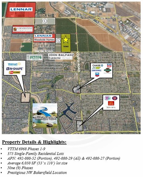 Snow Rd & Coffee Rd, Bakersfield, CA for sale - Other - Image 1 of 1