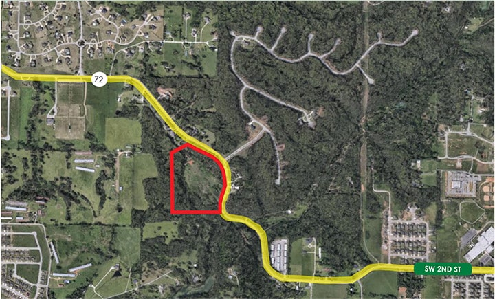 10889 Highway 72 W, Centerton, AR for sale - Aerial - Image 1 of 1