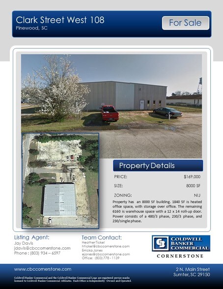 108 W Clark St, Pinewood, SC for sale - Other - Image 1 of 1