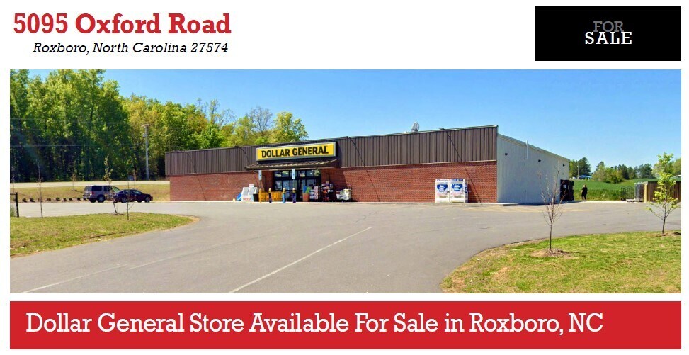 5095 Oxford Rd, Roxboro, NC 27574 Dollar General Roxboro NC