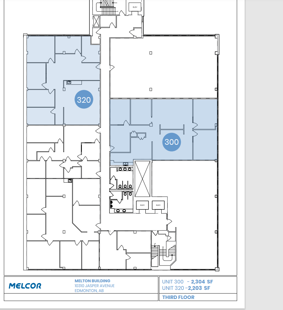 10310-10320 Jasper Ave NW, Edmonton, AB for lease Floor Plan- Image 1 of 1