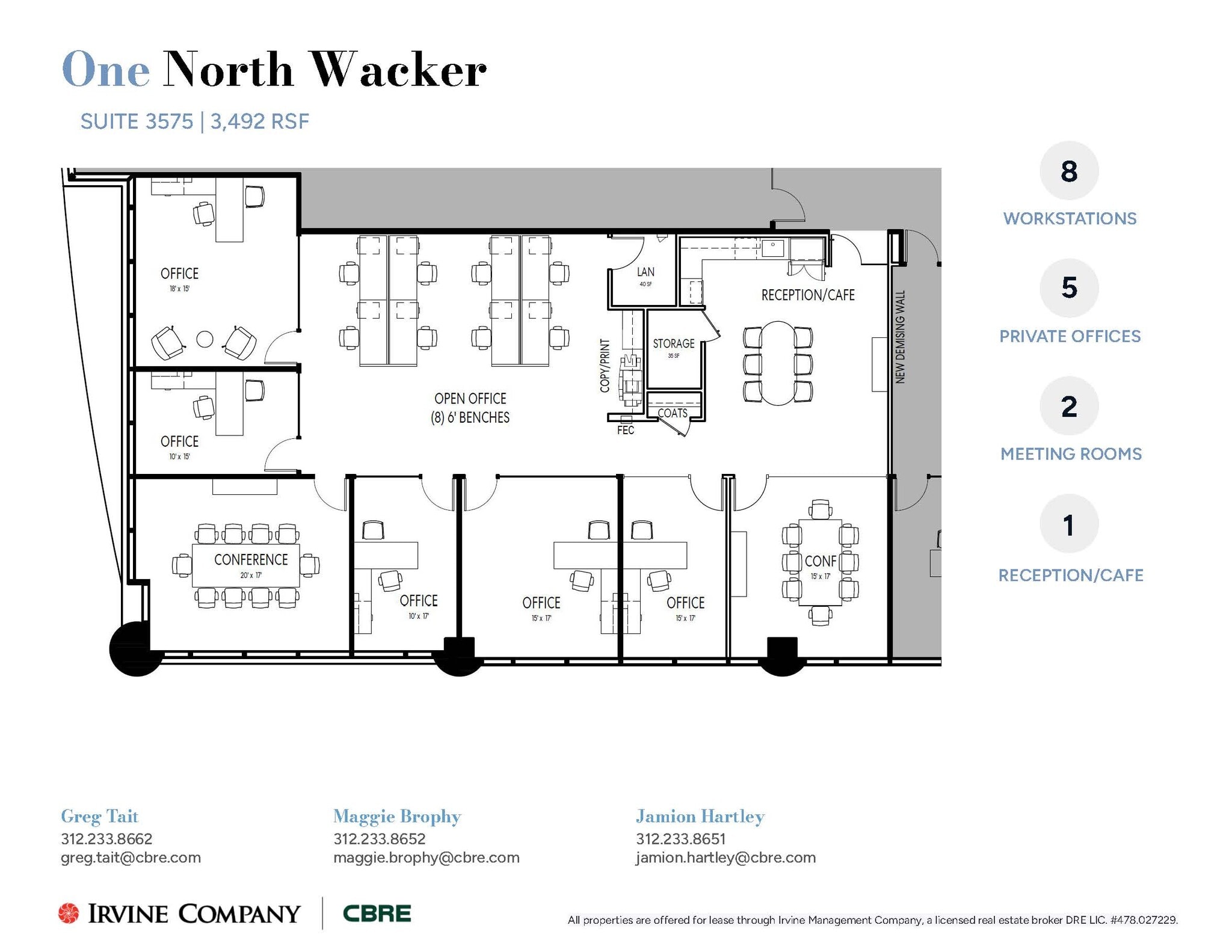 1 N Wacker, Chicago, IL for lease Floor Plan- Image 1 of 1