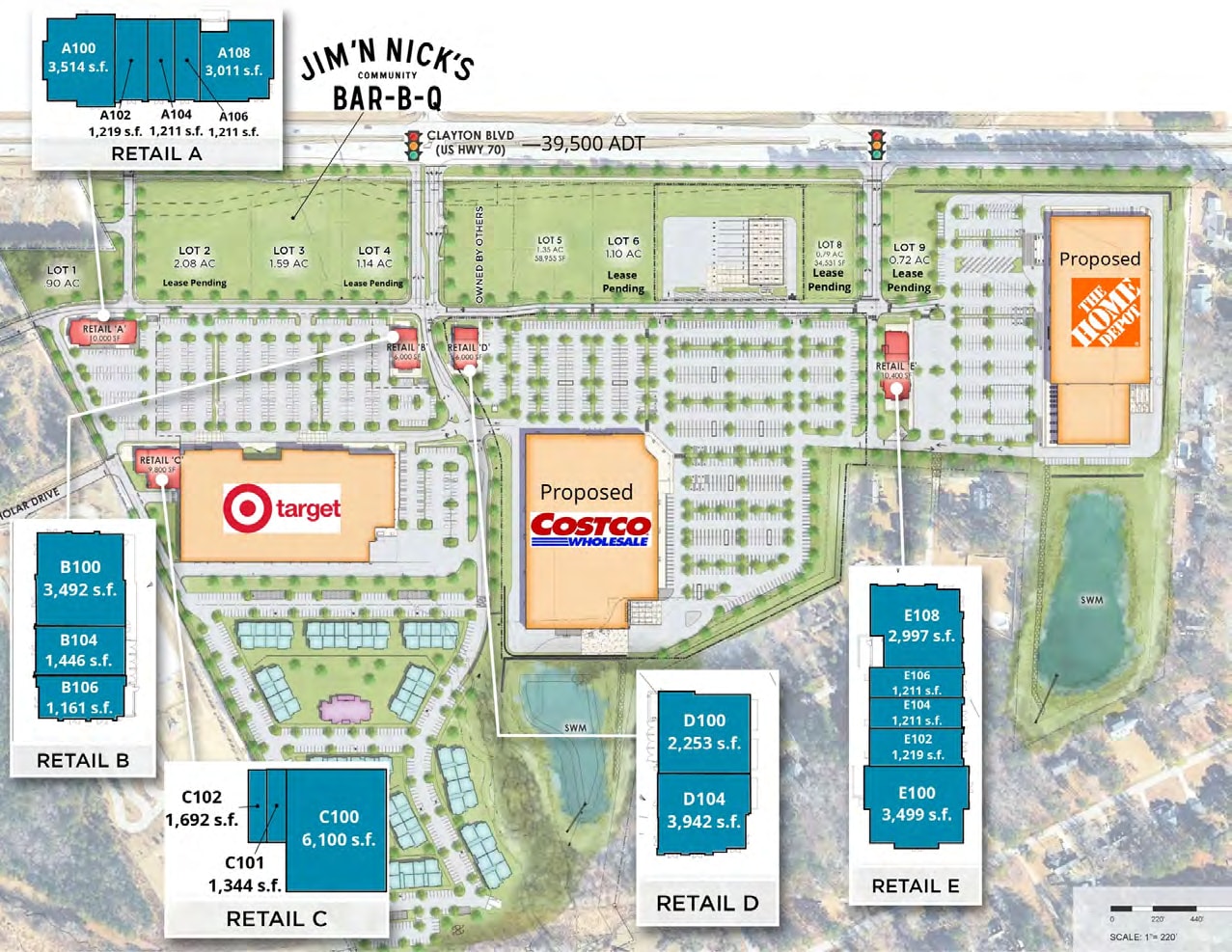 740 Lightfoot Dr, Clayton, NC for lease Site Plan- Image 1 of 1