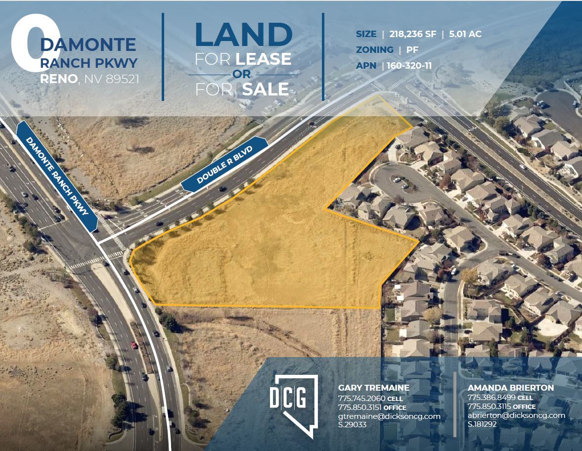Damonte Ranch Pky, Reno, NV for sale Primary Photo- Image 1 of 1
