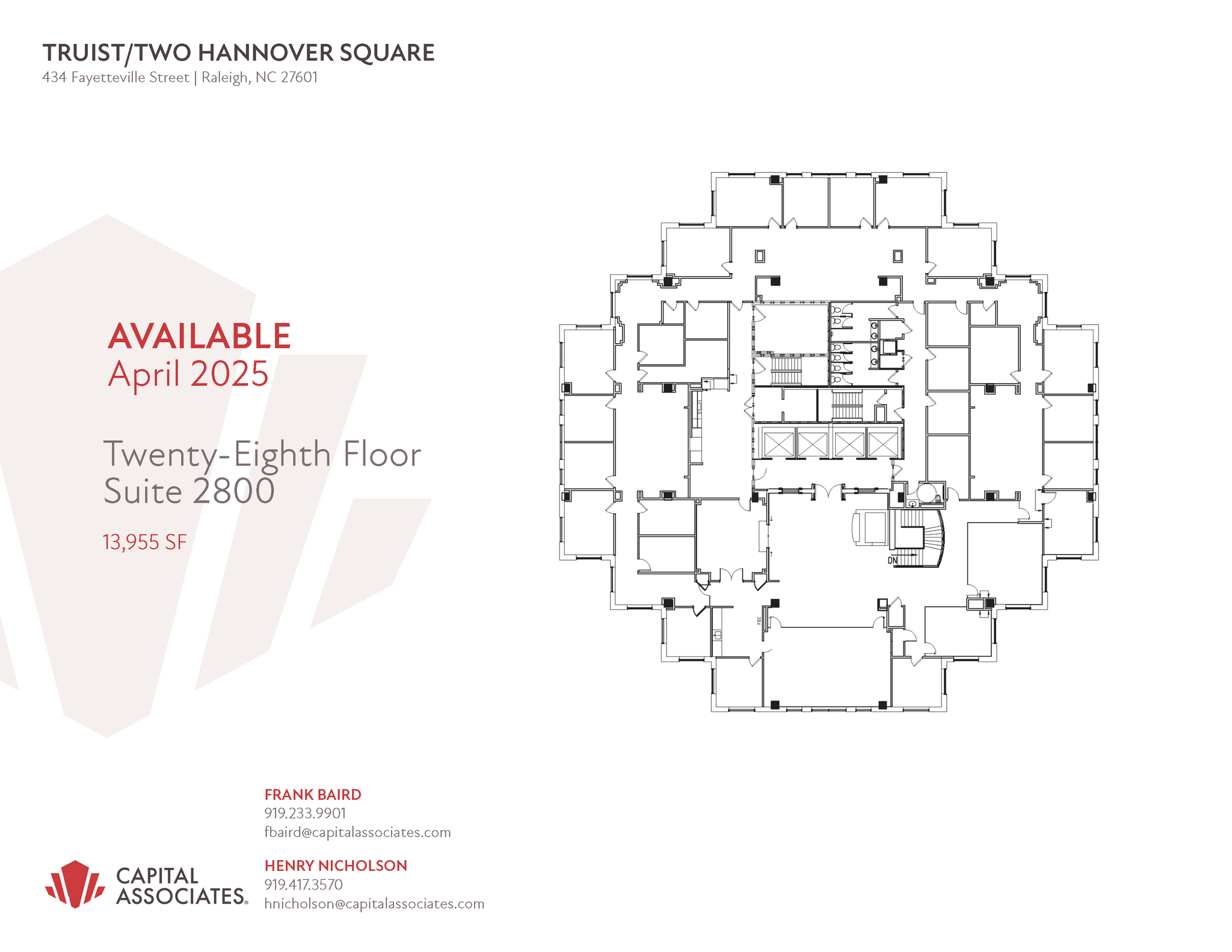 434 Fayetteville St, Raleigh, NC for lease Floor Plan- Image 1 of 1