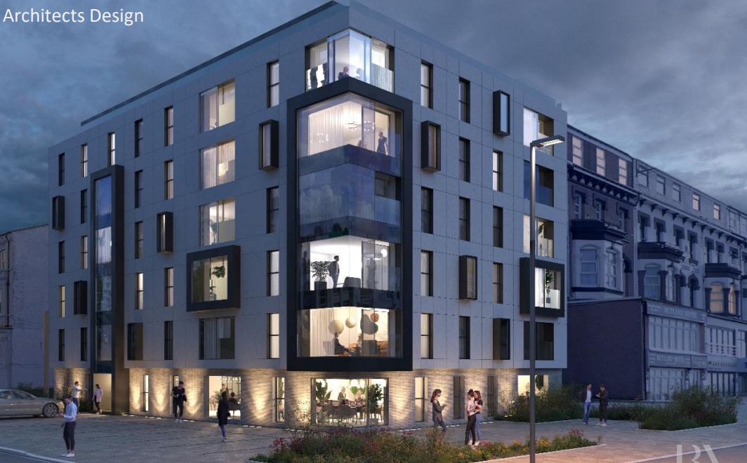 Land at-332-334 Promenade, Blackpool for sale Construction Photo- Image 1 of 1