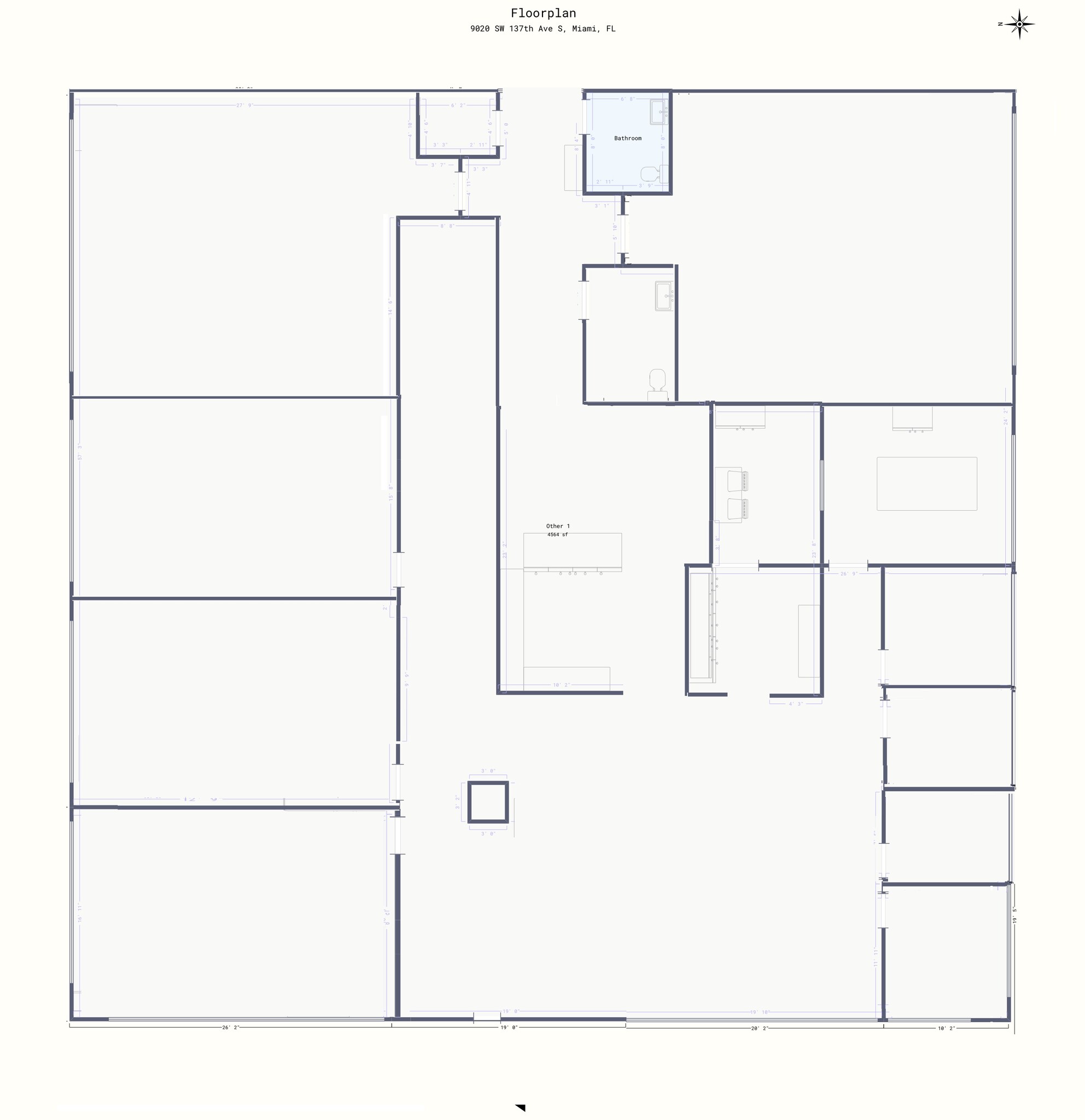 9010 SW 137th Ave, Miami, FL for lease Floor Plan- Image 1 of 1