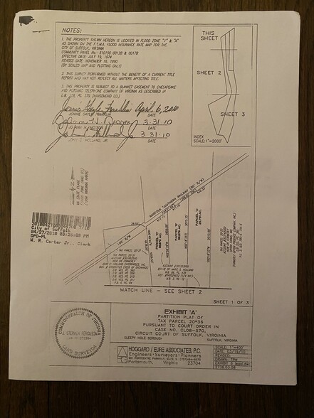 Northgate Commerce Pky, Suffolk, VA for sale - Plat Map - Image 3 of 5