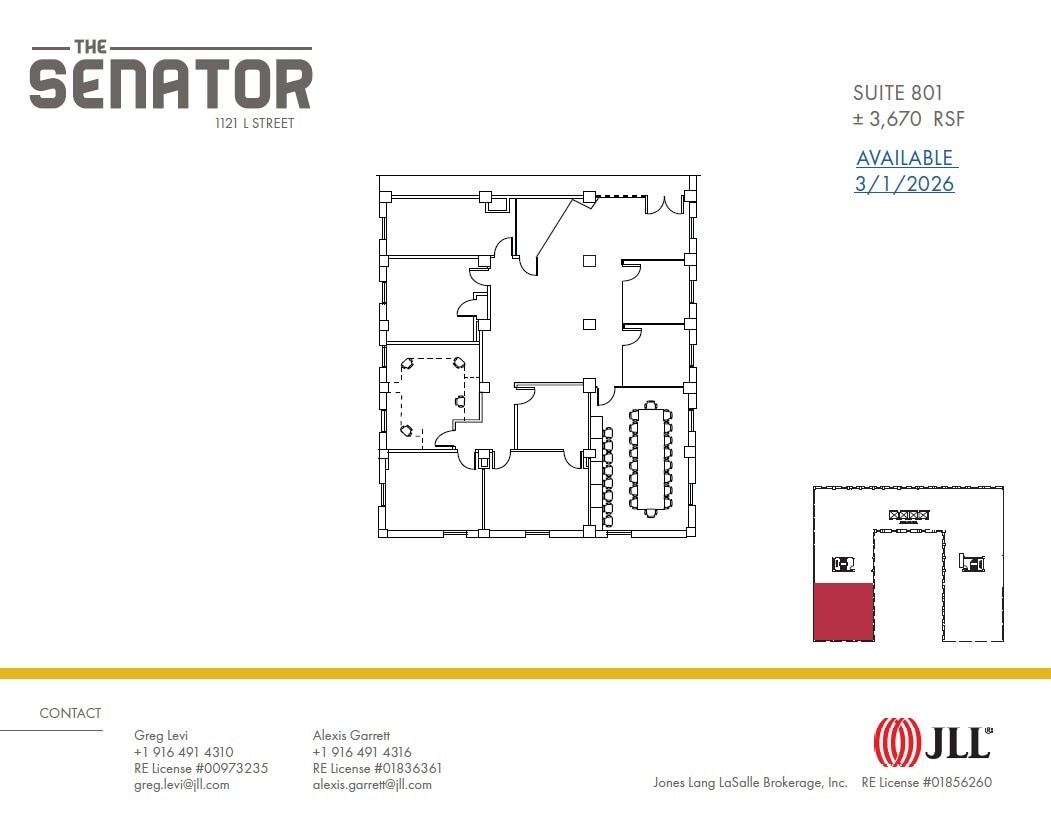 1121 L St, Sacramento, CA for lease Floor Plan- Image 1 of 1