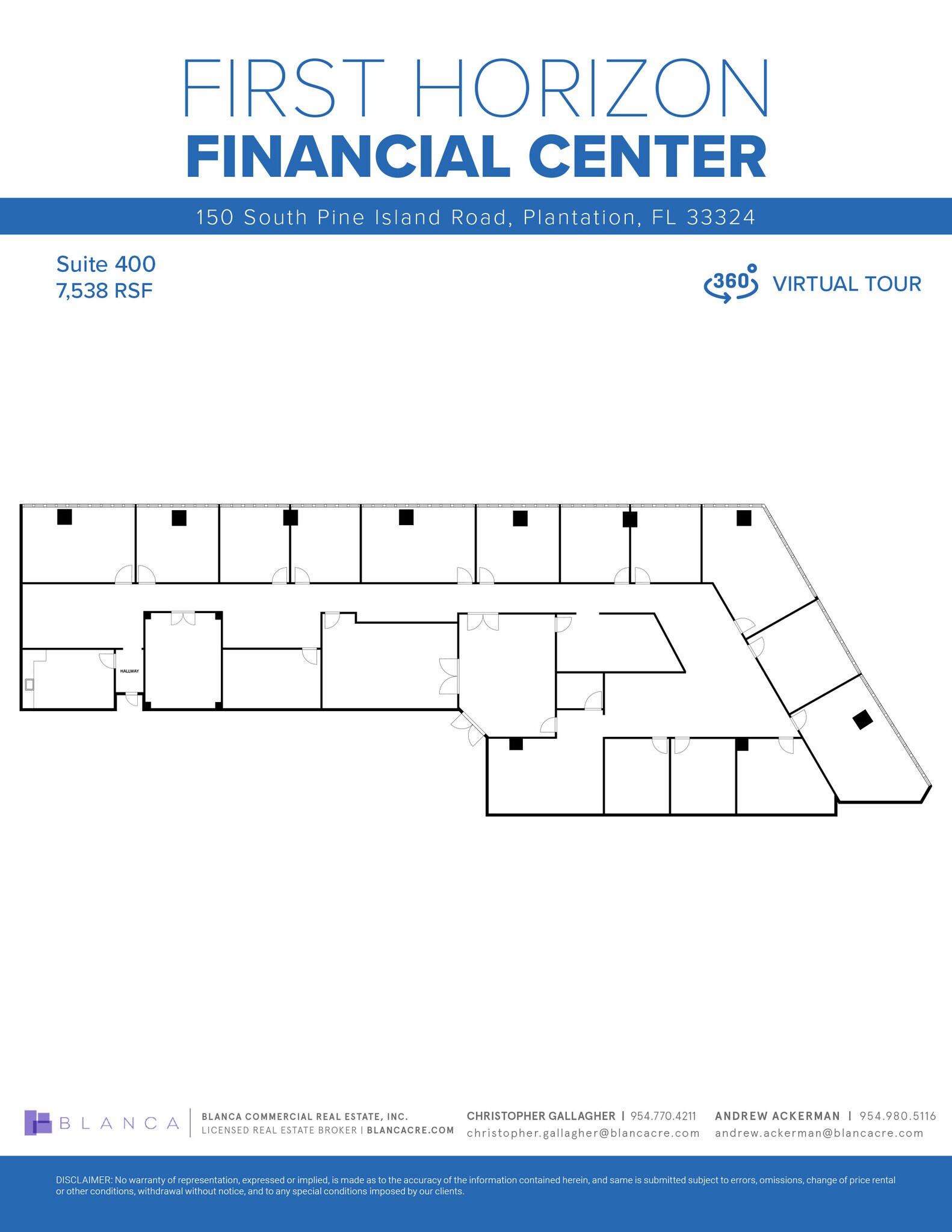 150 S Pine Island Rd, Plantation, FL for lease Floor Plan- Image 1 of 1